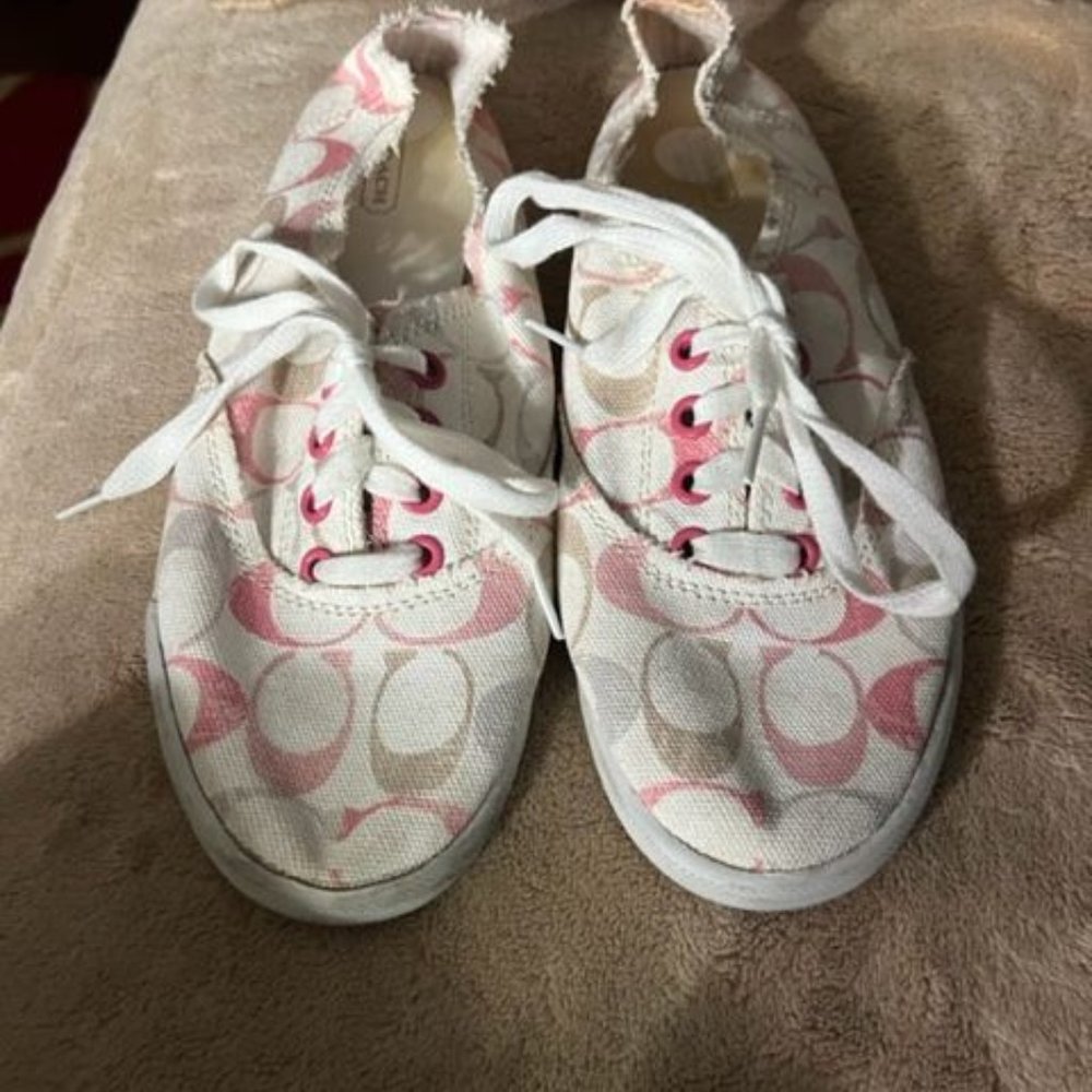 Coach canvas sneakers